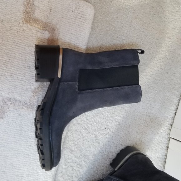Vince Camuto Charcoal Ankle Booties - Picture 2 of 5